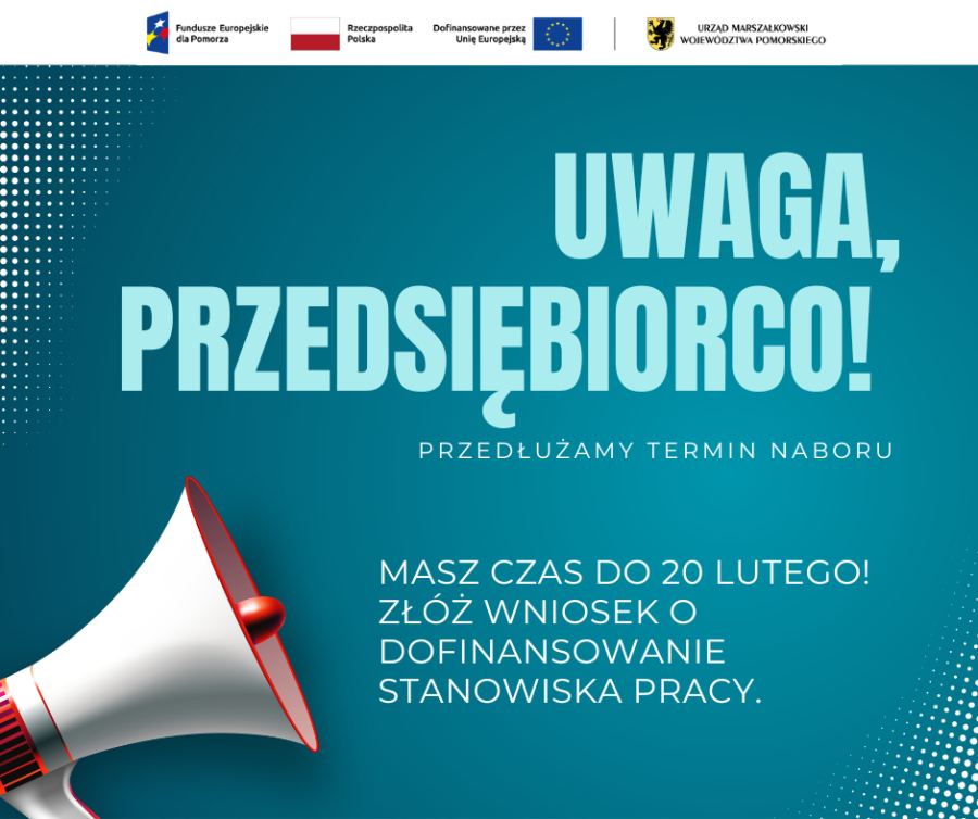 Przedłużenie terminu IV naboru wniosków na wsparcie finansowe